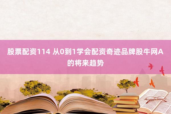 股票配资114 从0到1学会配资奇迹品牌股牛网A的将来趋势