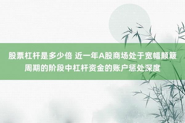股票杠杆是多少倍 近一年A股商场处于宽幅颠簸周期的阶段中杠杆资金的账户惩处深度